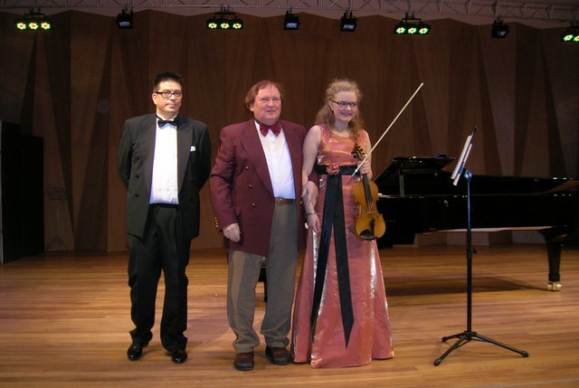 Мика Лилиус, Геннадий Вавилов, Вииви Хаккарайнен на концерте в Карельской Государственной консерватории