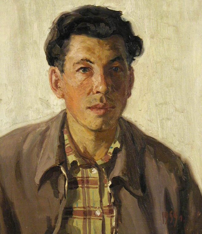 Поморцев Б.Н. Автопортрет. 1959