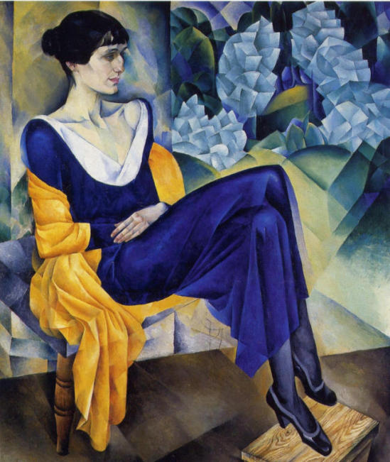 Портрет поэтессы А. А. Ахматовой. 1914г 