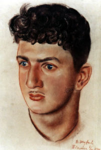 Шухаев В.И. Портрет юноши. 1950 Бумага, сангина.