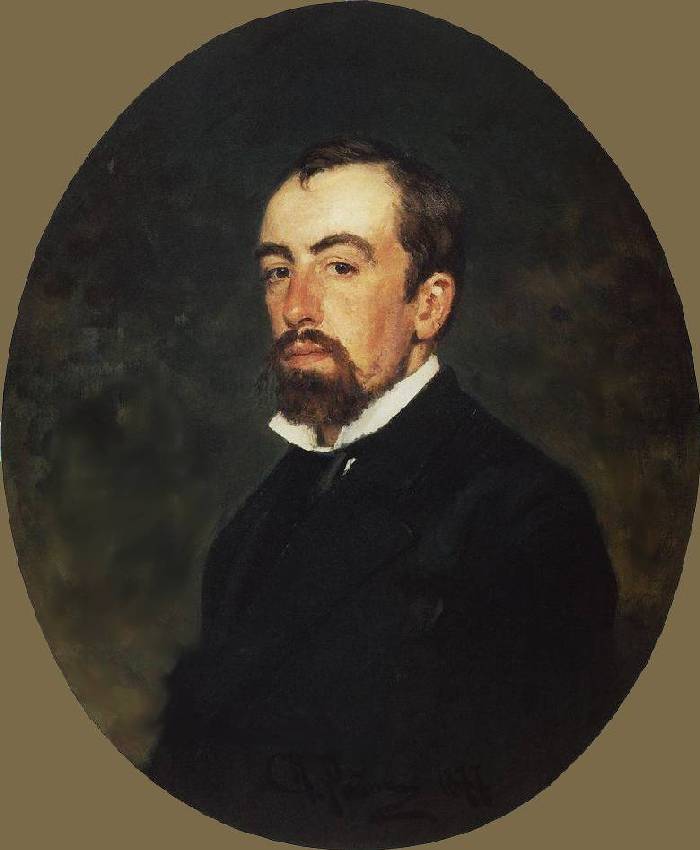 И.Е. Репин. Портрет В.Д. Поленова. 1877. Гос. Третьяковкая галерея
