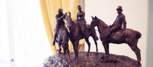 лансере, русское искусство, скульптура, лошади, горизонт, три всадника